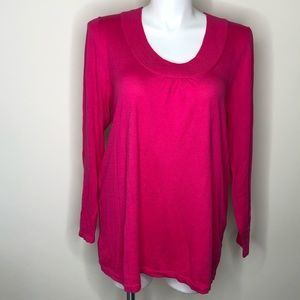Lane Bryant Pink Scoop Neck Sweater Size 22/24